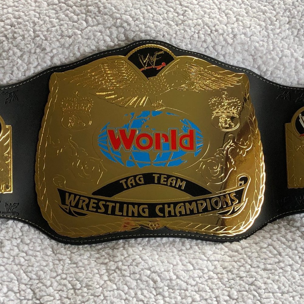 SOLD // WWF World Wrestling Federation World Tag Team Champions Belt Licensed